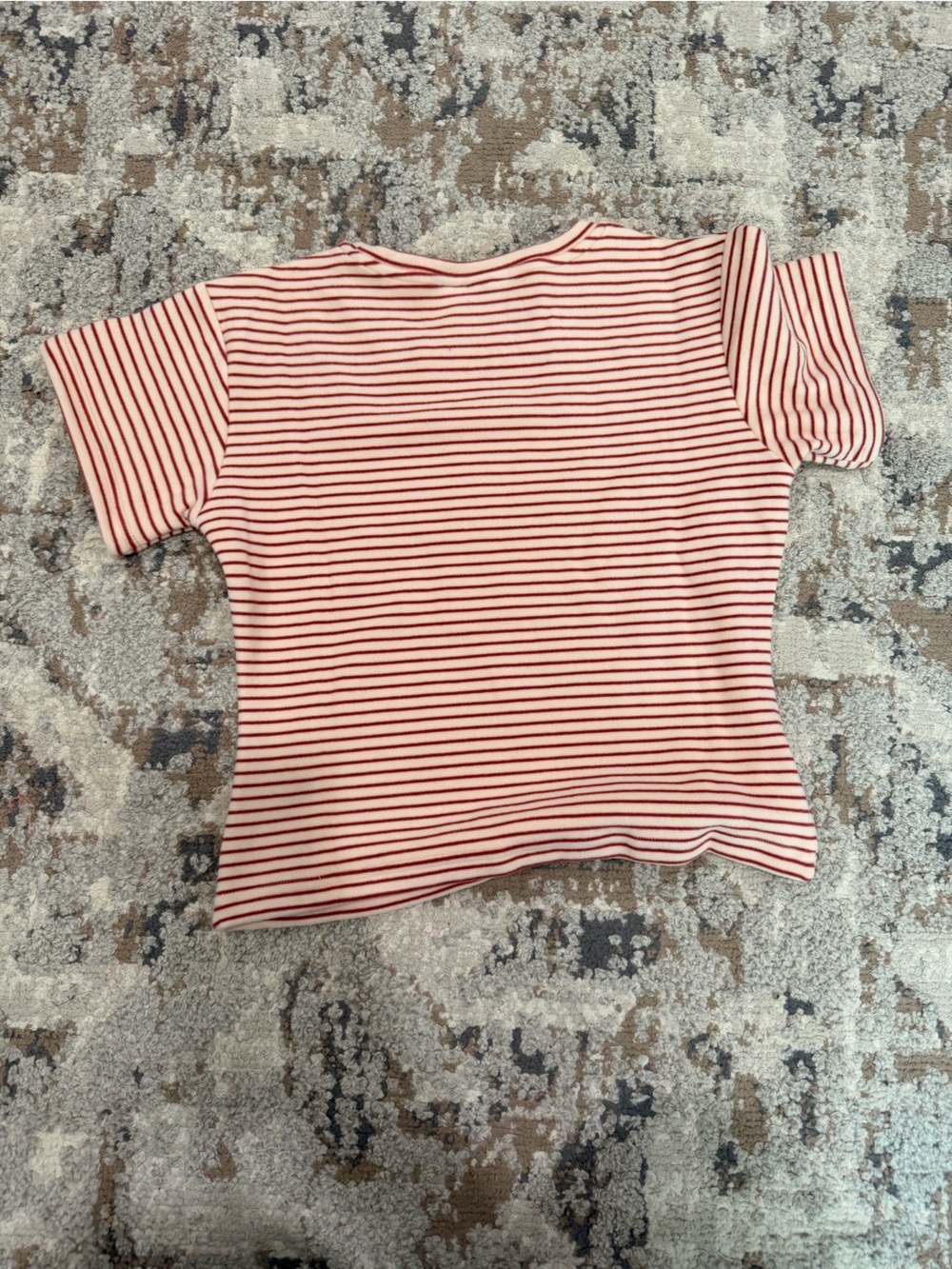 Stretch Mini Tee in Strawberry - Picture 4 of 5